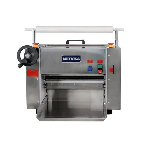 Cilindro laminador de rodillo, 390mm 1hp s/mesa, en acero inox,