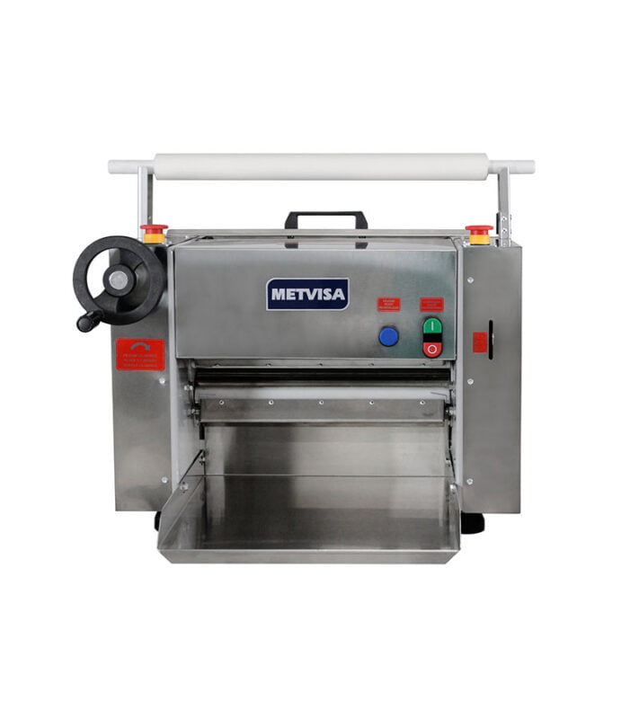 Cilindro laminador de rodillo, 390mm 1hp s/mesa, en acero inox,