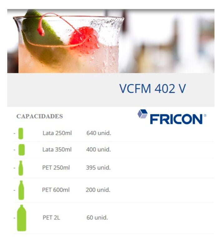 Enfriador Vertical FRICON 15 pies³-VCFM402