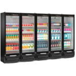 Enfriador vertical 5 Puertas Gelopar GCVR-2500 PR