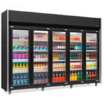 Enfriador vertical 5 puertas Gelopar GEAS-5P PR