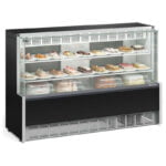 Mostrador refrigerado confitería o bebidas / vidrio recto GELOPAR GPEA-175R PR