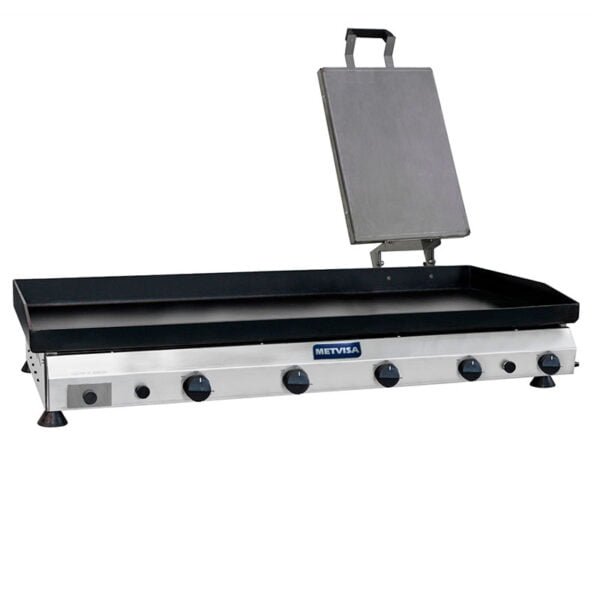 Plancha Industrial a Gas con Prensador de 141 Cm de Largo