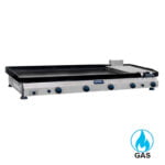 Plancha Industrial a Gas con Prensador de 141 Cm de Largo