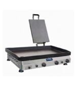 Plancha Industrial a Gas con Prensador de 81 Cm de Largo