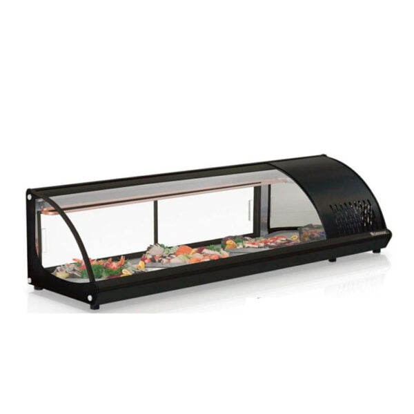 Vitrina de sushi color negro VRB-160