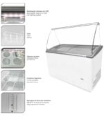 Exhibidor Heladero FRICON HFSL 476i SCOOPING